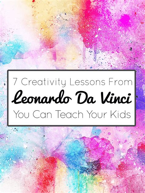 Leonardo Da Vinci For Kids Slideshare