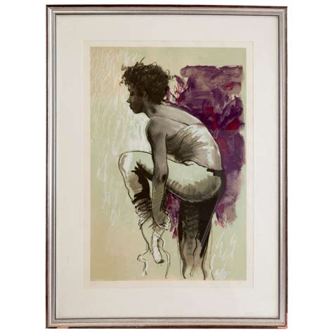 Lithograph Of A Dancer By Donald Hamilton Fraser At 1stdibs