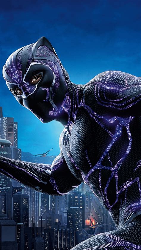 Wallpaper Black Panther 2018 Mask City 3840x2160 Uhd 4k Picture Image