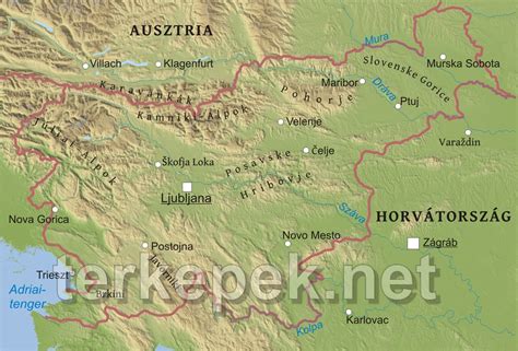 A térkép a felszín felett 2 méteres magasságban mért hőmérsékletet mutatja, percenként frissül Horvátország Domborzati Térképe - Magyar Domborzati Terkep ...