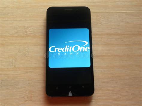Credit One Bank App On Smartphone Editorial Image Image Of Interface
