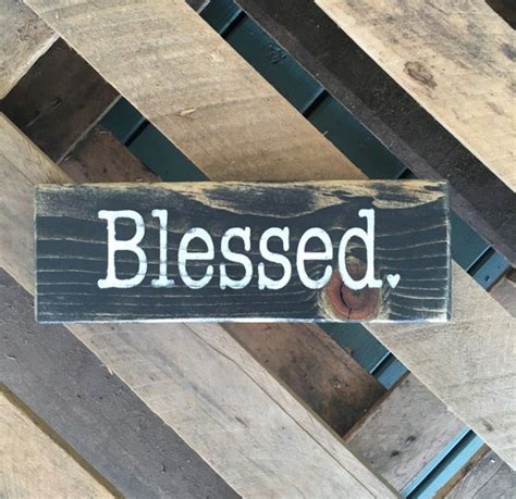 Items Similar To Blessed Signmini Blessed Signblessedhand Painted