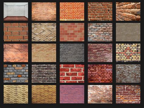 200 Brick Wall Photoshop Overlays Backdrops Backgrounds