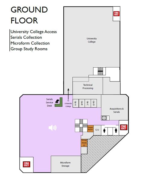 Map Of The IUP Libraries IUP