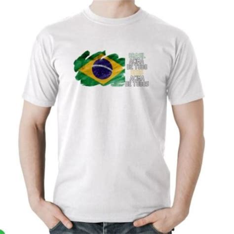 Camiseta Algodão Camiseta Presidente Jair Bolsonaro Brasil A