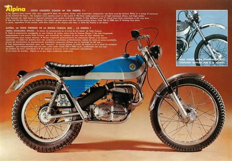 Bultaco Brochure Alpina 250 Trials 1971 1972 1973 1974 Catalog Repro Ebay