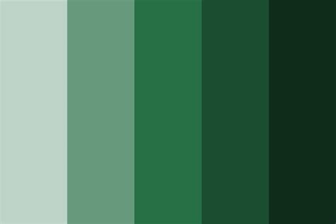Aesthetic Green Color Palette