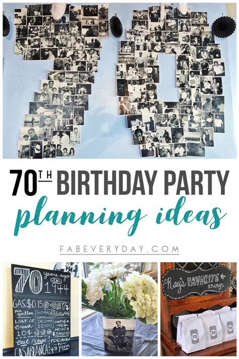 Please carefully read the points below before purchasing! Easy 70th birthday party ideas: Planning my Dad's ...