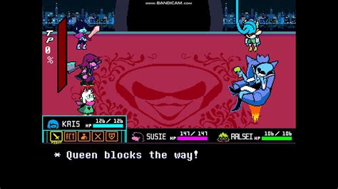 Deltarune Chapter Neutral Route Vs Queen And Berdly Boss Fight YouTube