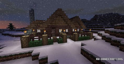 As requested by a lot. Скачать Small Winter Cabin для Minecraft