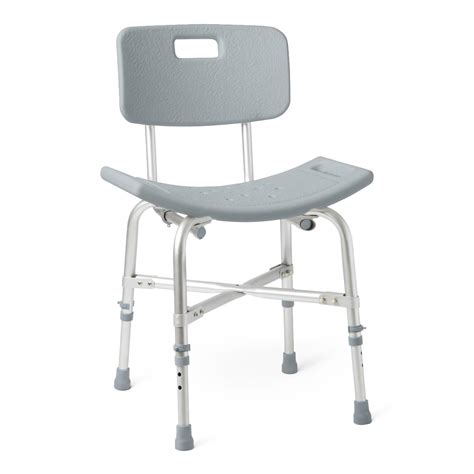 Medline Shower Chair With Backrest And Reinforced Frame Bariatric 500