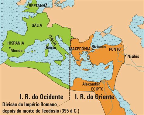 Império Romano Do Ocidente E Do Oriente Como Surgiu A Divisão Roma