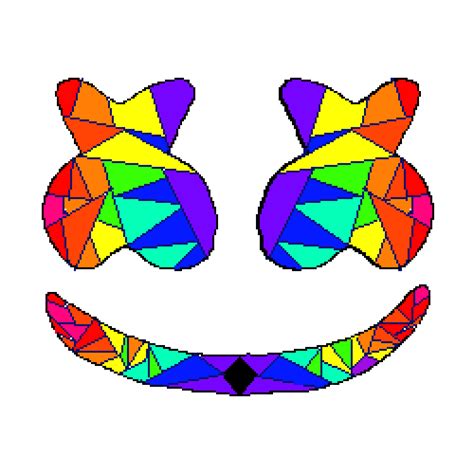 Pixilart Marshmello 4 Rainbow By Black Fox