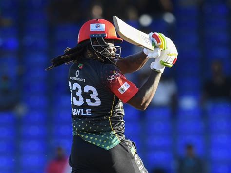 Video Chris Gayle Breaks His Bat While Trying To Hit The Ball Out Of