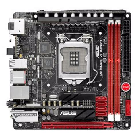 Asus Rog Maximus Vi Impact Z87 Itx 1150 Motherboard Computers And Tech