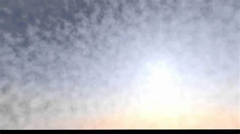 Clouds And Sunrise Animated Demo Blender Cycles Sky Texture And