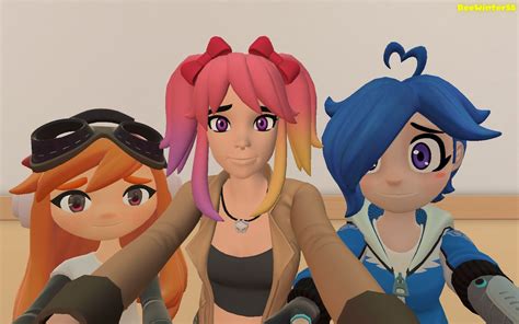 Pov Hugging The Smg4 Girl Trio By Beewinter55 On Deviantart