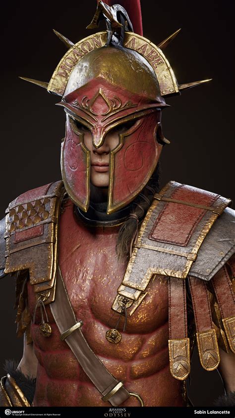 Artstation Alexios Kassandra Outfit Spartan War Hero Sabin Lalancette Assassins Creed