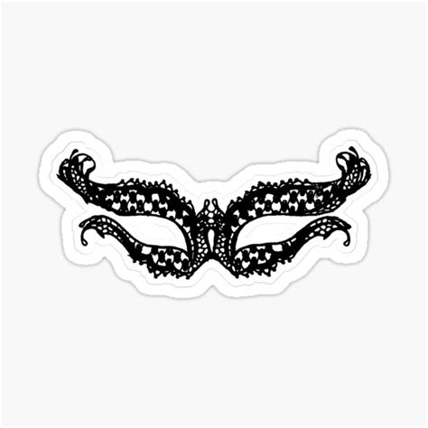 Katherine Pierce Mask Design Sticker For Sale By Darkmatter99 Redbubble