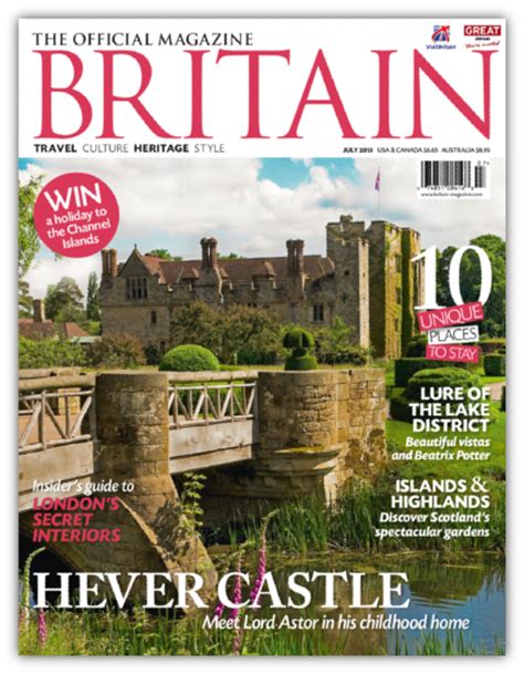 Your free issue of BRITAIN Magazine - Britain Magazine | The official magazine of Visit Britain ...