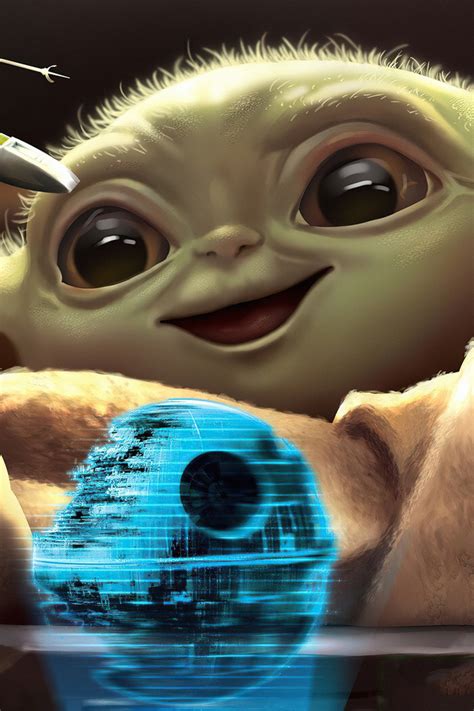 640x960 Baby Yoda4k Iphone 4 Iphone 4s Hd 4k Wallpapersimages