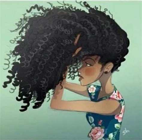 Curly Hair Aesthetic Cartoon Pfp Brown Hair Bmp Syrop