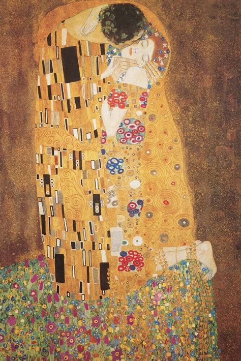 Gustav Klimt The Kiss Poster X