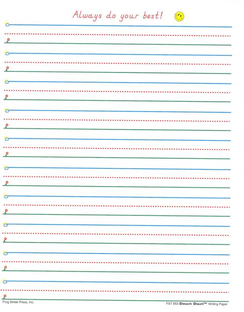 images    grade printable lined writing paper  grade lined writing paper
