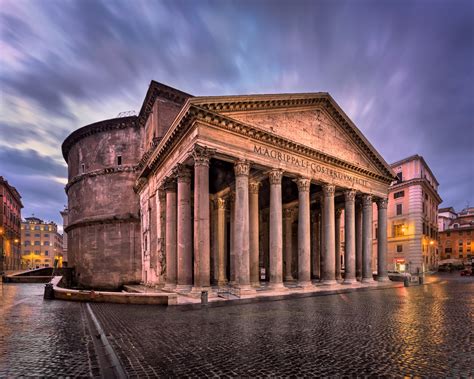 Pantheon In The Morning Rome Italy Anshar Images