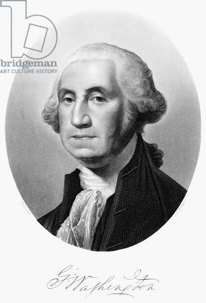 Image Of George Washington 1732 1799 First President Of The United