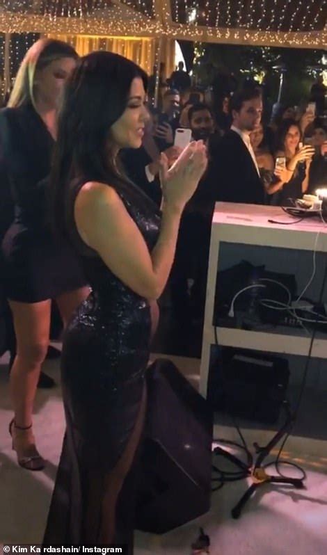 Inside Kourtney Kardashian S 40th Birthday Party Daily Mail Online