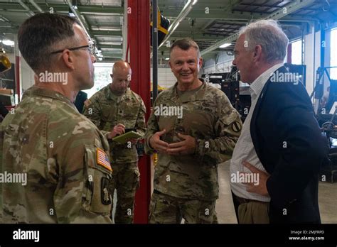 Us Army Gen Paul Funk Commanging General Of Army Training And