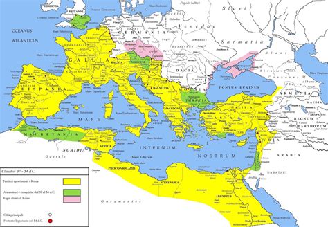 Mapa Del Imperio Romano