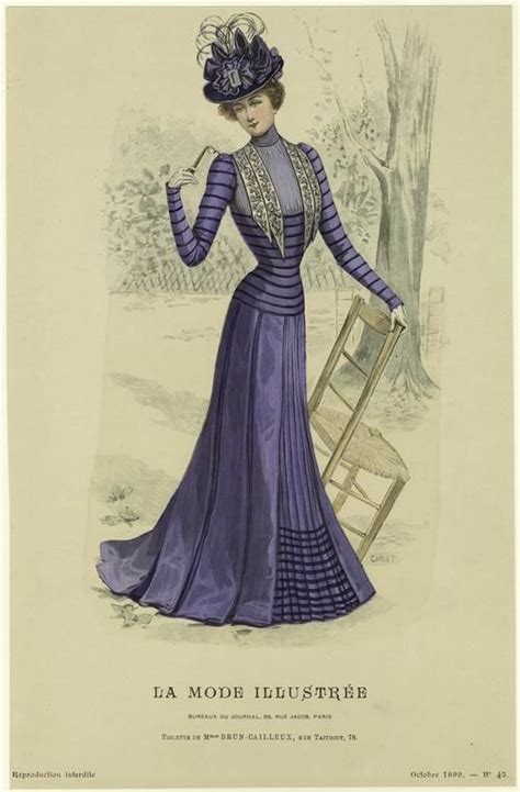1899 Fashion Paris Moda De época Moda Antigua Ropa De época