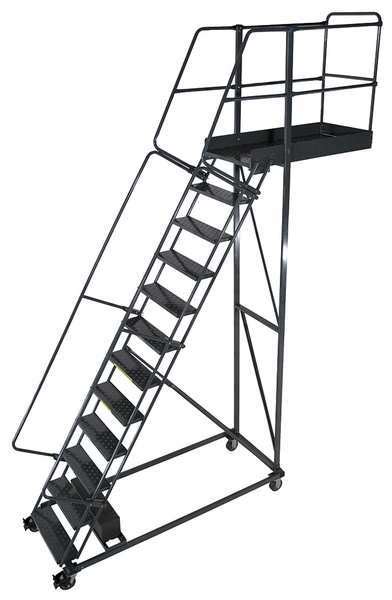 Ballymore 12 Steps 162 H Steel Cantilever Ladder 300 Lb Load