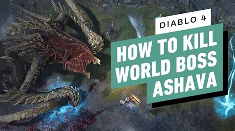 Diablo 4 How To Beat World Boss Ashava The Pestilent Youtube