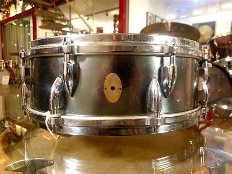 Boosey And Hawkes Ajax 5x14 Snare Drum 1950s 1960s Silver Reverb