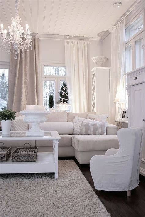 31 Beautiful Shades Of White Living Room Designs
