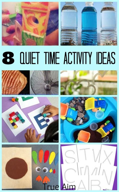 8 Quiet Time Activities And Moms Library 114 True Aim