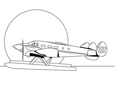 To view these resources with no ads, please login or subscribe (and help support. Passenger Amphibian Airplane Coloring Page - Download ...