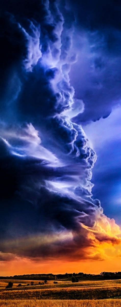 Massive Storm Clouds Clouds Beautiful Nature Storm Clouds