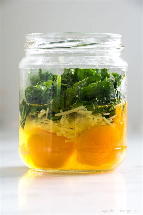 Incubating eggs is a fun and educational way to learn about the hatching process. Side view of mason jar with ingredients layered ready for