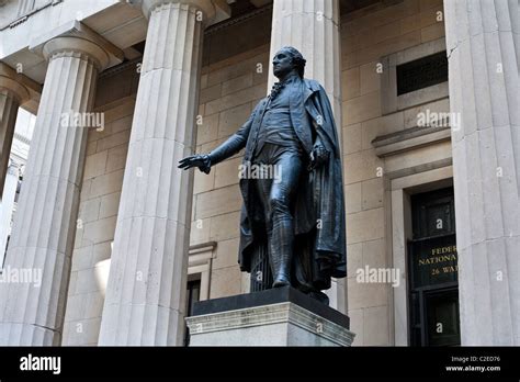 The George Washington Statue Outside Federal Hall National Memorial