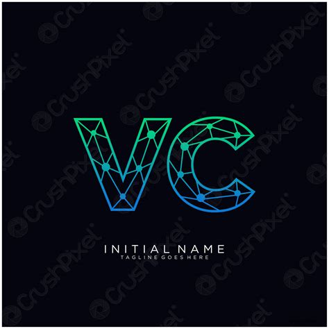 Vc Letter Logo Icon Design Template Elements Stock Vector 2537365