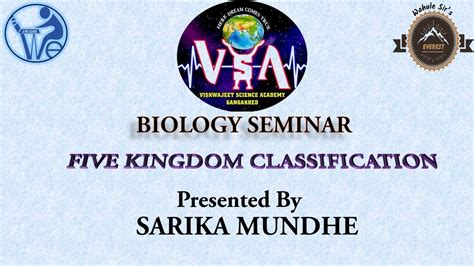 Biology Seminar Five Kingdom Classification Youtube