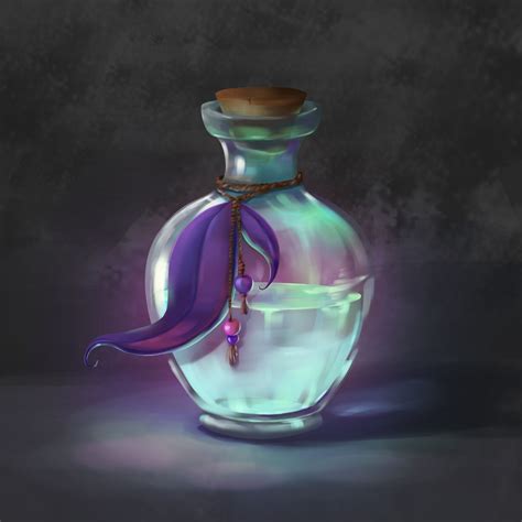 Potion Bottle Bottle Art Fantasy Props Fantasy Art Pen And Paper