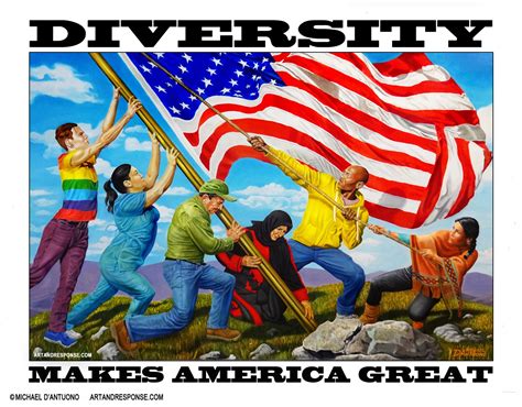 Diversity Yard Sign With Wire Stand Michael Dantuonos Art And