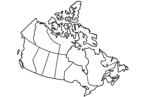 Printable Blank Map Of Canada To Label Printable Maps Images