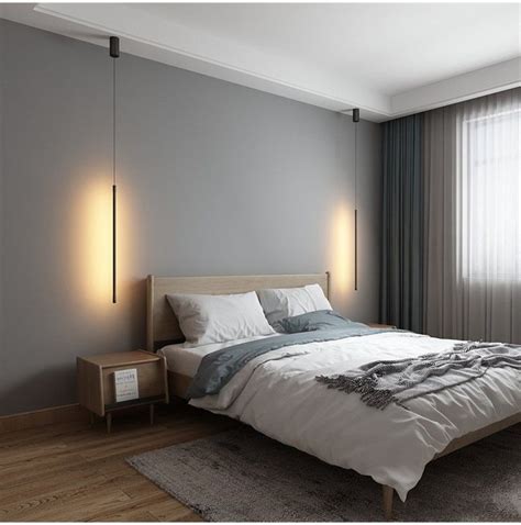 Minimalist Bedroom Bedside Hanging Light Fixtures Nordic Garner