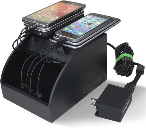 Chargetech Cs10 Cell Phone Charging Station Dock W 10 Universal
